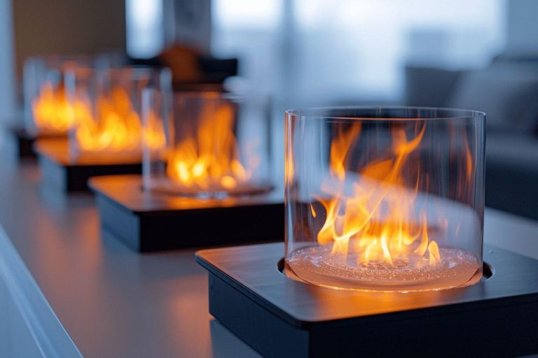 Quel est le principe de fonctionnement d’une cheminée utilisant du bioéthanol comme combustible ?